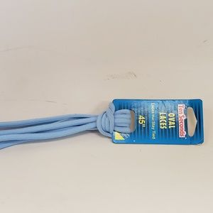 TEN SECONDS 45" Light Blue Oval Shoe Laces